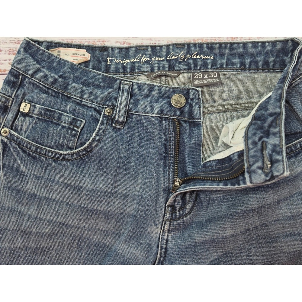 I Jeans by Buffalo Spencer Slim Jeans Men 29x30 Blue Excellent Medium Wash Denim